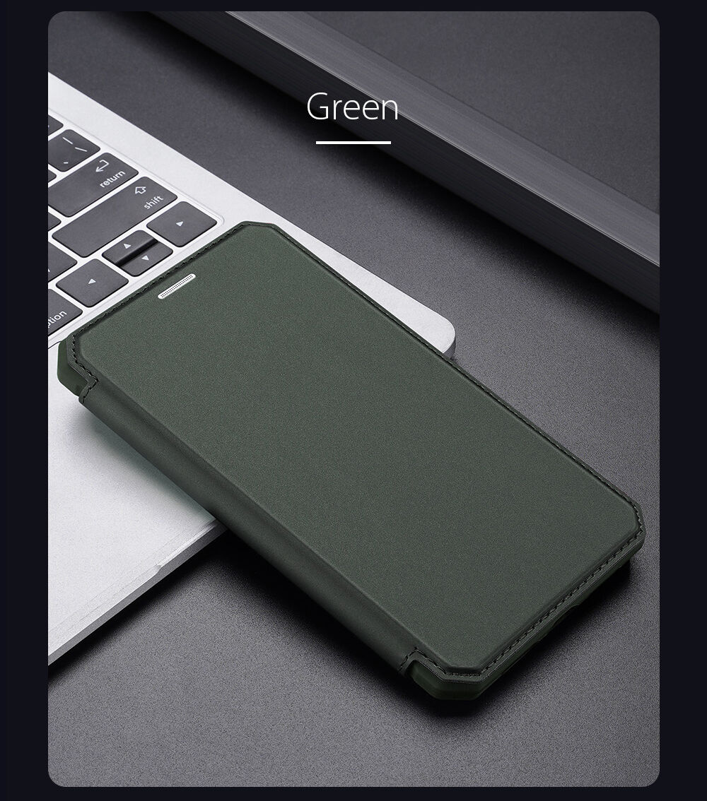 Dux Ducis flipové pouzdro se slotem na karty pro iPhone XR - modré