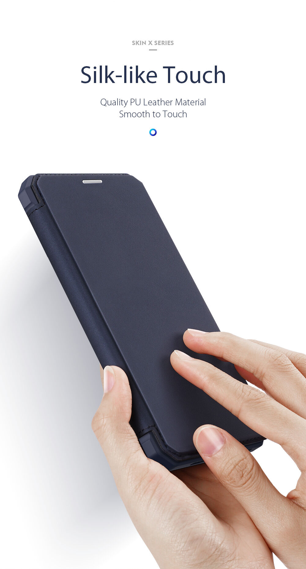 Dux Ducis flipové pouzdro se slotem na karty pro iPhone XR - růžové