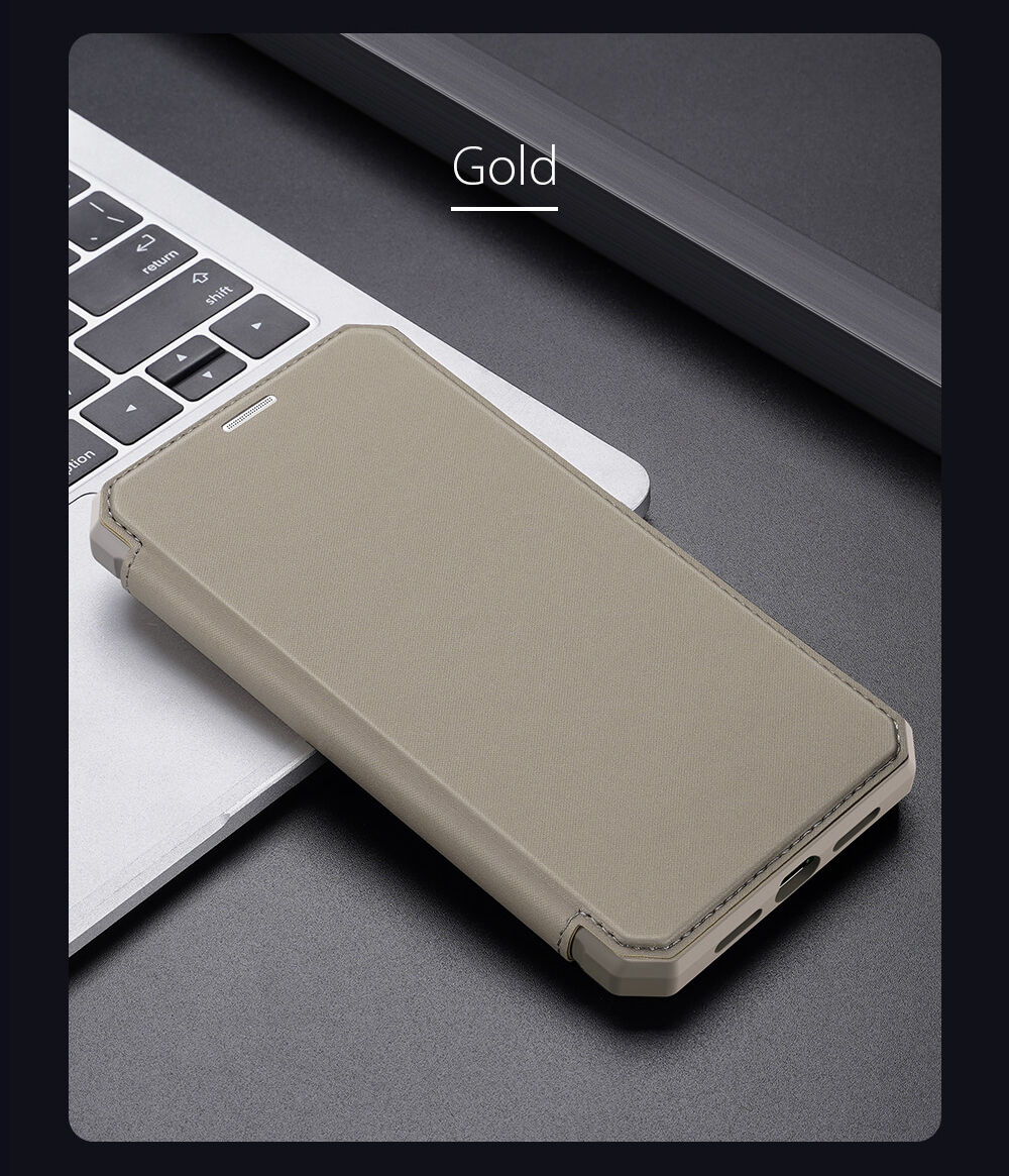 Dux Ducis flipové pouzdro se slotem na karty pro iPhone XR - černé