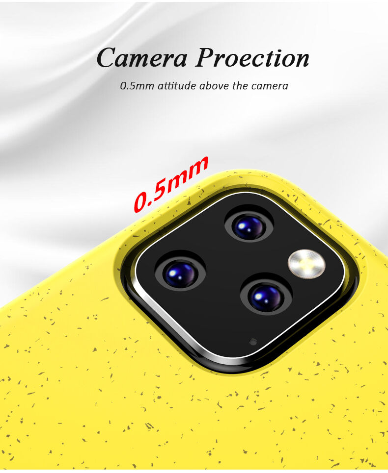 Matný ekologicky rozložitelný kryt pro iPhone 11 Pro - červený