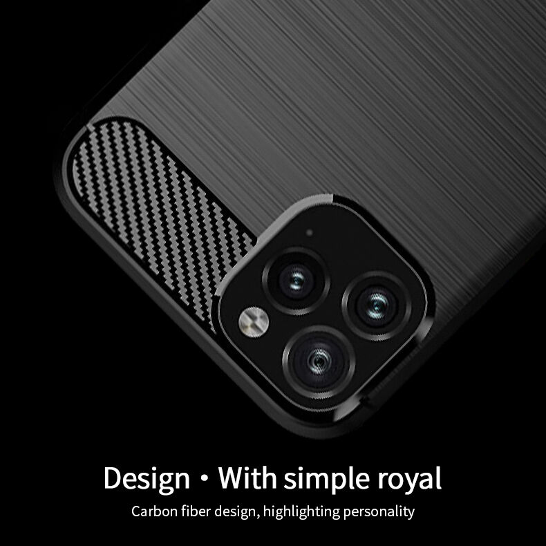 Mofi kryt s broušenou texturou pro iPhone 11 Pro - červený