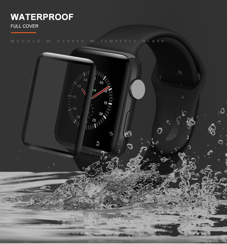 Mocolo tvrzené 3D sklo s měkkou hranou pro Apple Watch 40mm