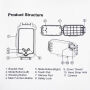 HAWEEL vodotěsné pouzdro do hloubky 40m pro iPhone 8 Plus / 7 Plus - černé