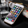 Obal na iPhone 6 / 6S s 360° ochranou a lesklými hranami - chrání přední i zadní stranu - černý