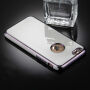 Obal na iPhone 6 / 6S s 360° ochranou a lesklými hranami - chrání přední i zadní stranu - šedý