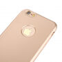 Plastový obal na iPhone 6 / 6S s 360° ochranou - chrání přední i zadní stranu - zlatý