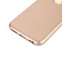 Plastový obal na iPhone 6 / 6S s 360° ochranou - chrání přední i zadní stranu - zlatý
