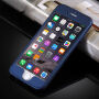 Plastový obal na iPhone 6 Plus / 6S Plus s 360° ochranou - chrání přední i zadní stranu - modrý