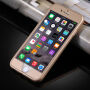 Plastový obal na iPhone 6 Plus / 6S Plus s 360° ochranou - chrání přední i zadní stranu - zlatý