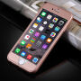 Plastový obal na iPhone 6 Plus / 6S Plus s 360° ochranou - chrání přední i zadní stranu - růžově zlatý (Rose Gold)