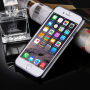 Obal na iPhone 6 Plus / 6S Plus s 360° ochranou a lesklými hranami - chrání přední i zadní stranu - šedý