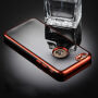 Obal na iPhone 6 Plus / 6S Plus s 360° ochranou a lesklými hranami - chrání přední i zadní stranu - červený