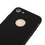Silikonový obal na iPhone 8 / 7 s 360° ochranou - chrání přední i zadní stranu - černý