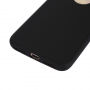 Silikonový obal na iPhone 8 / 7 s 360° ochranou - chrání přední i zadní stranu - černý