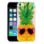 Ochranný kryt výtvarné zpracování pro iPhone 5 / 5S / SE (2016) - ananas
