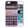 Kryt na iPhone 5 / 5S / SE (2016) s motivem kalkulačky - šedý