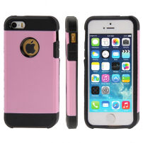 Super odolný "Armor" kryt pro iPhone 5 / 5S / SE (2016) - růžový
