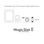 NILLKIN bezdrátová nabíječka / nabíjecí podložka Qi Magic Disk II pro Apple iPhone - bílá