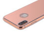 Zrcadlový ochranný kryt pro iPhone XS / iPhone X - růžově zlatý