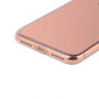 Zrcadlový ochranný kryt pro iPhone XS / iPhone X - růžově zlatý