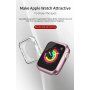 DUX DUCIS 2v1 sada ochranných pouzder pro Apple Watch 44mm - růžovočirá