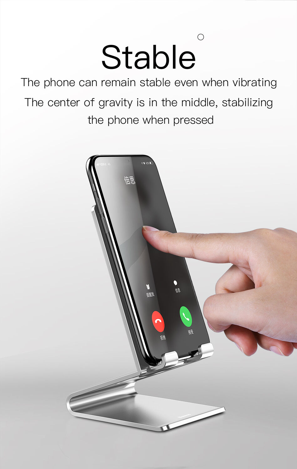 BASEUS elegantní stojánek pro iPhone - černá