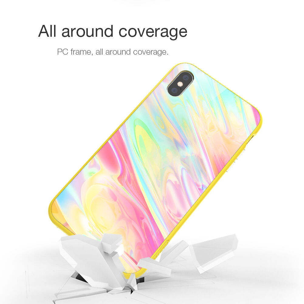 NILLKIN Ombre kryt pro iPhone XS Max - fialová