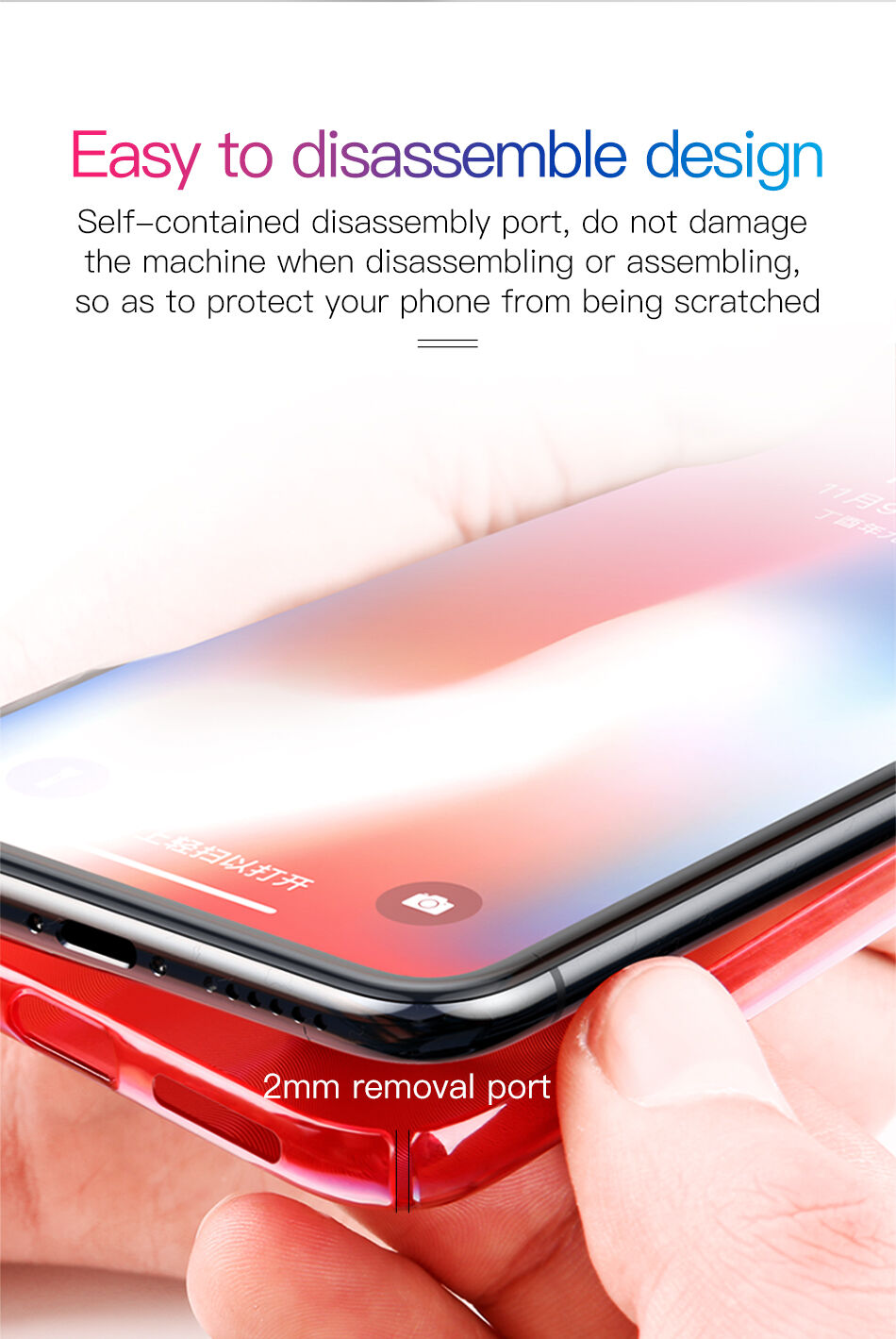 BASEUS Aurora kryt pro iPhone XS - černá