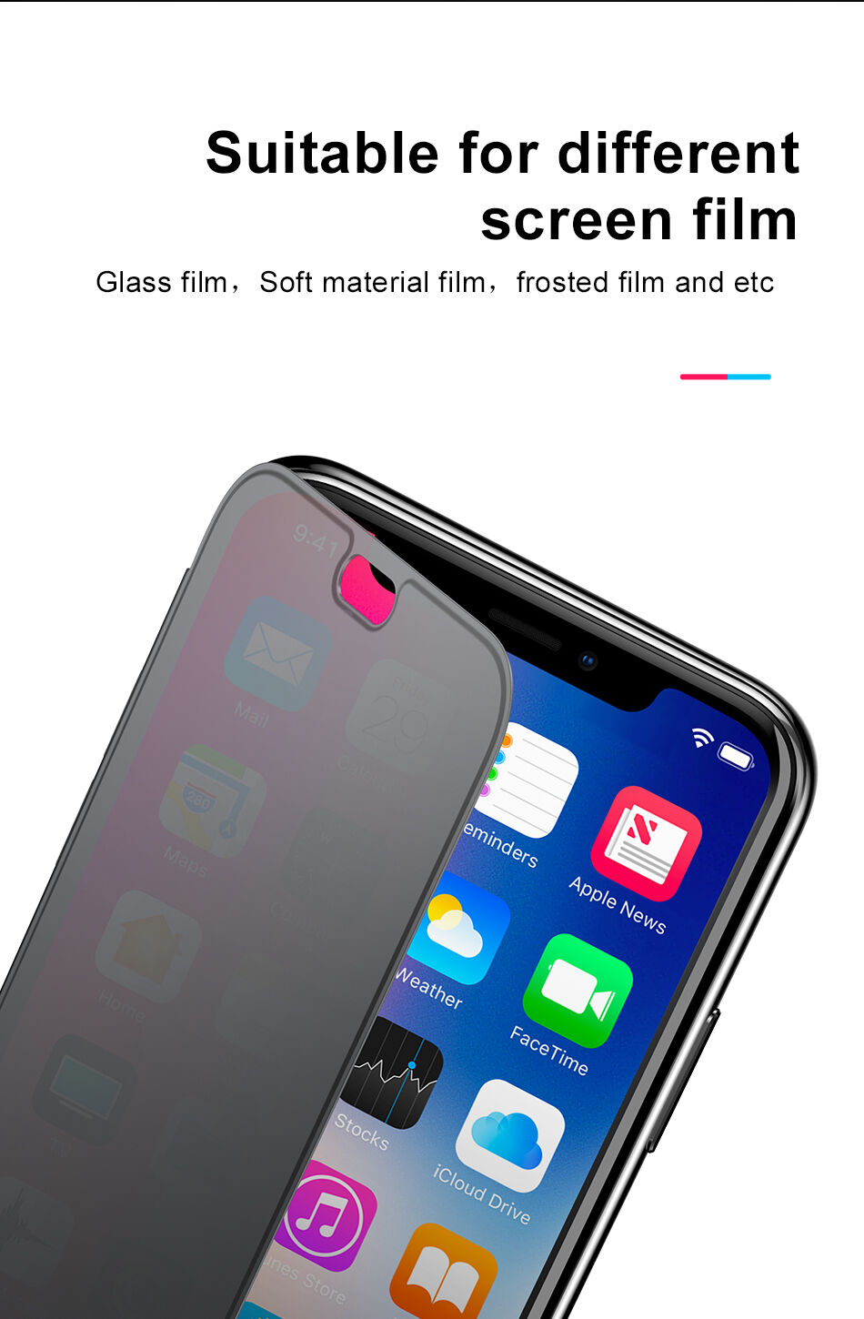 BASEUS flipové pouzdro pro iPhone XS Max - černá
