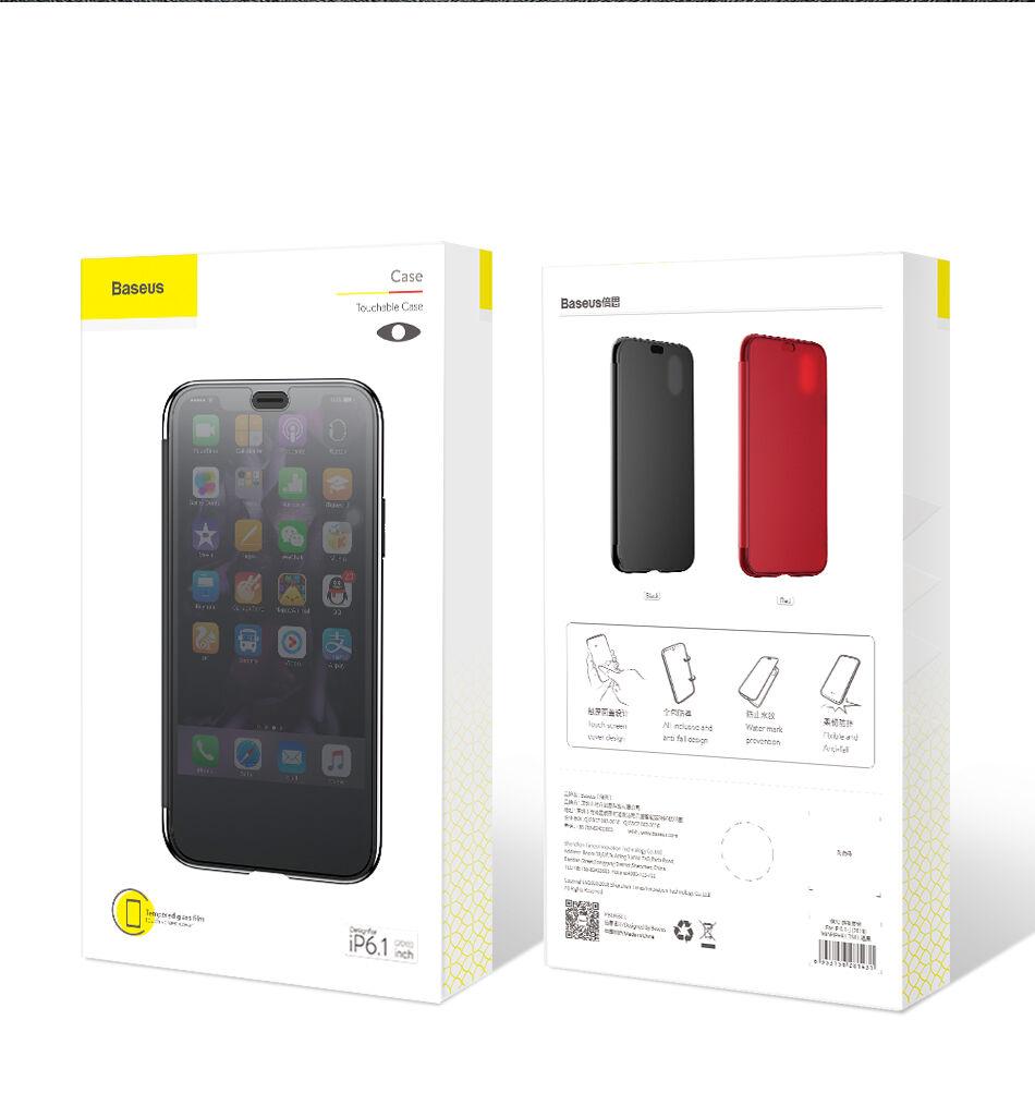 BASEUS flipové pouzdro pro iPhone XS Max - černá BASEUS flipové pouzdro pro iPhone XS Max - černá