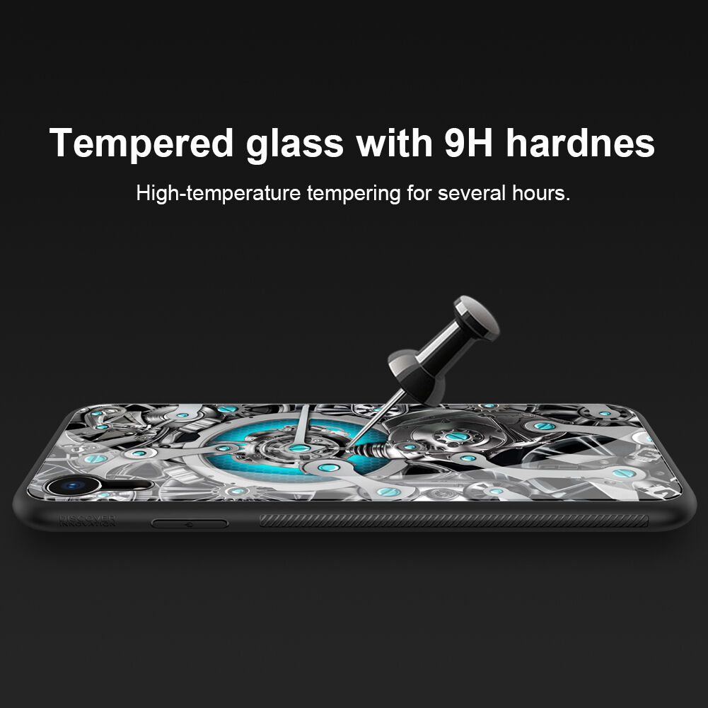 NILLKIN Spacetime kryt se skleněnou zadní stranou pro iPhone XR