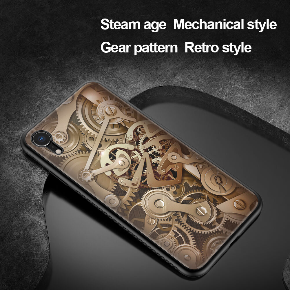 NILLKIN Gear kryt se skleněnou zadní stranou pro iPhone XR