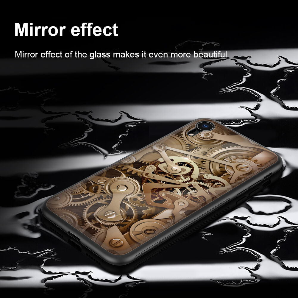 NILLKIN Gear kryt se skleněnou zadní stranou pro iPhone XR