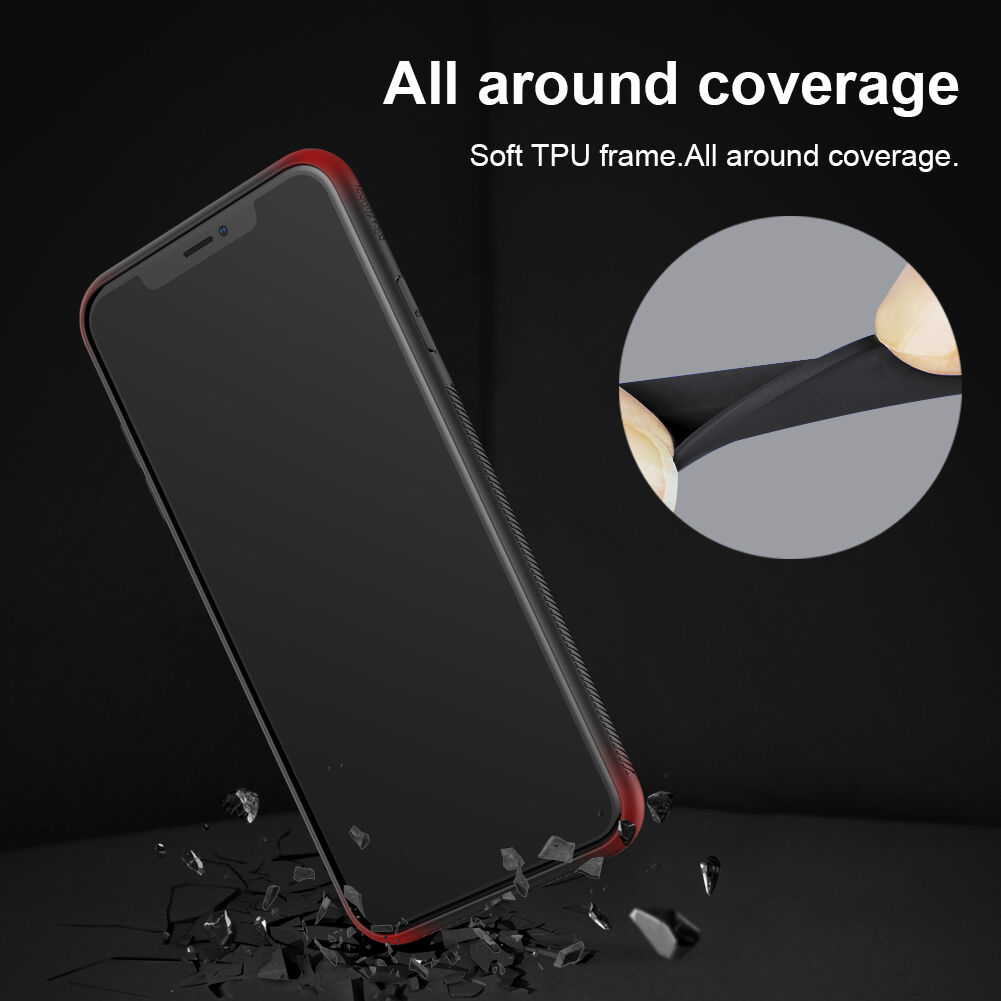 NILLKIN Gear kryt se skleněnou zadní stranou pro iPhone XR NILLKIN Gear kryt se skleněnou zadní stranou pro iPhone XR