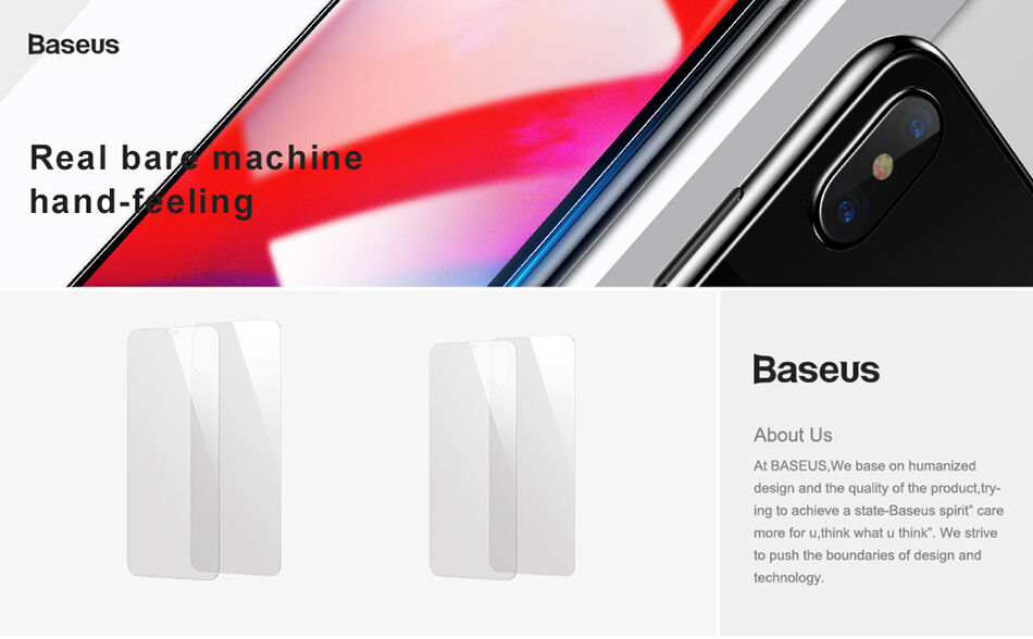 BASEUS tvrzené sklo na přední i zadní stranu pro iPhone XS Max