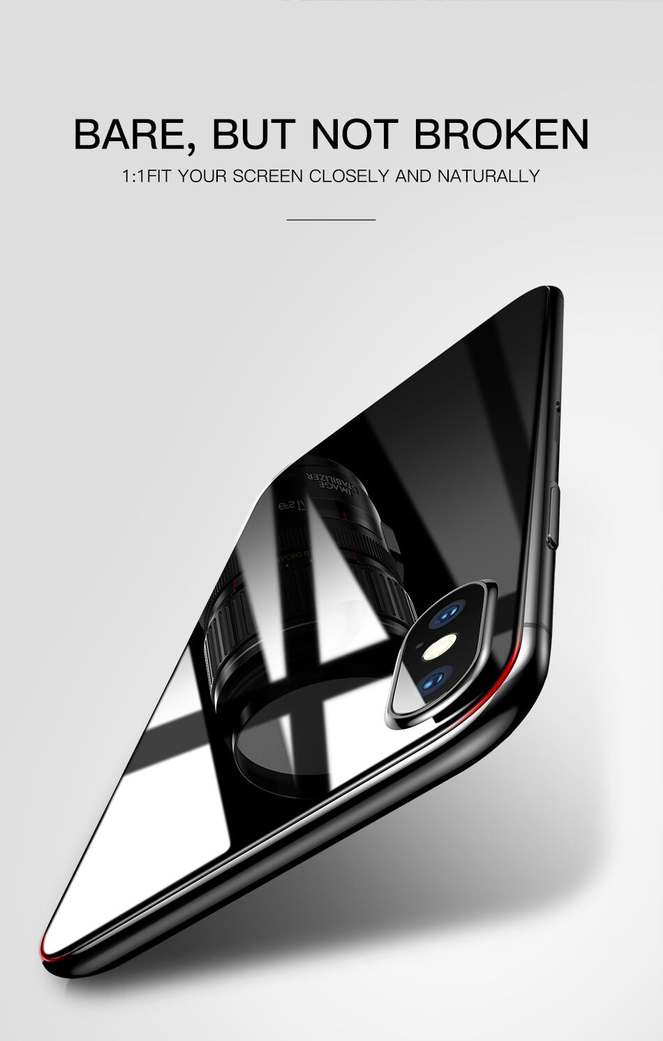 BASEUS tvrzené sklo na přední i zadní stranu pro iPhone XS Max