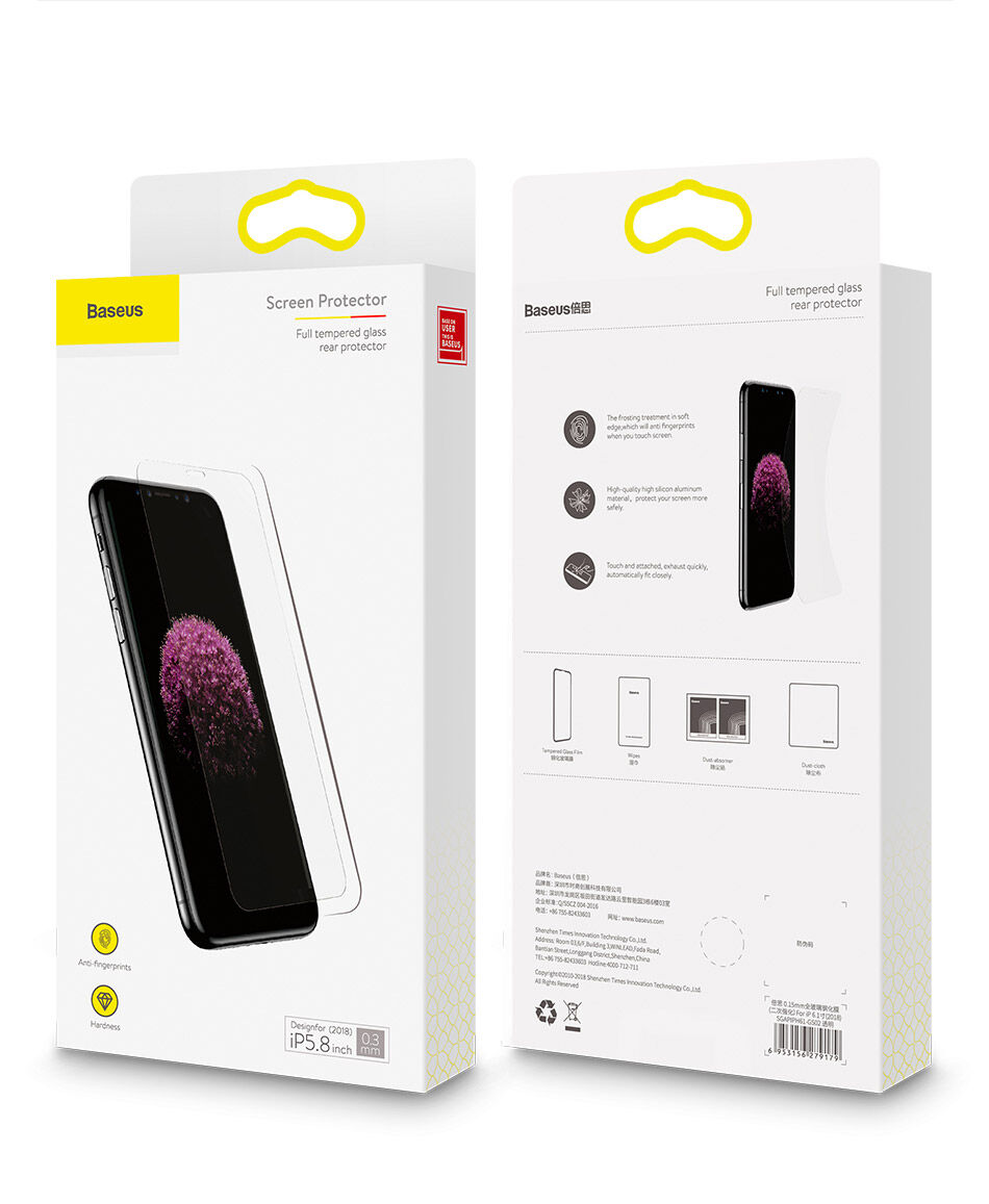 BASEUS tvrzené sklo pro iPhone XS Max / 11 Pro Max - čiré BASEUS tvrzené sklo pro iPhone XS Max / 11 Pro Max - čiré