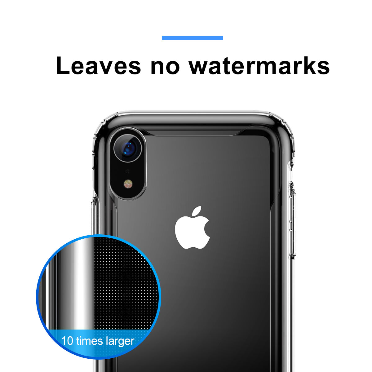 BASEUS Armor transparentní kryt s rámečkem pro iPhone XR - černá