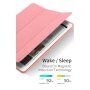 DUX DUCIS Domo pouzdro s prostorem na Apple Pencil a funkcí uspání pro iPad 9,7" (2017/2018) - šedé