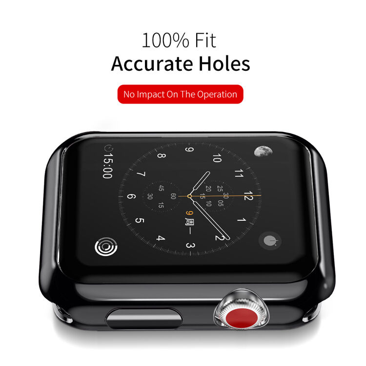 Dux Ducis ochranné pouzdro z měkkého plastu pro Apple Watch 42mm - stříbrné