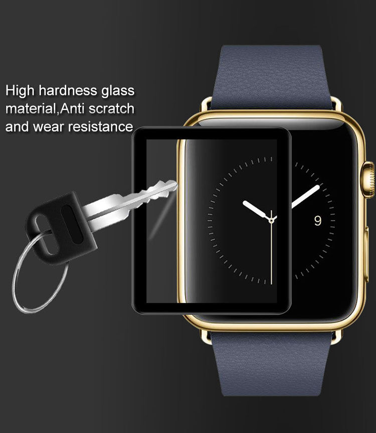 IMAK Pro+ temperované sklo 2.5D pro Apple Watch - 38mm - černé