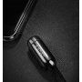 X-LEVEL elegantní USB / lightning kabel pro Apple iPhone / iPad / iPod - 8cm - zelený