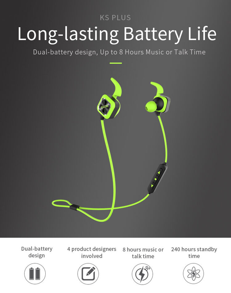 CCK bezdrátová Bluetooth sluchátka pro Apple iPhone - blá