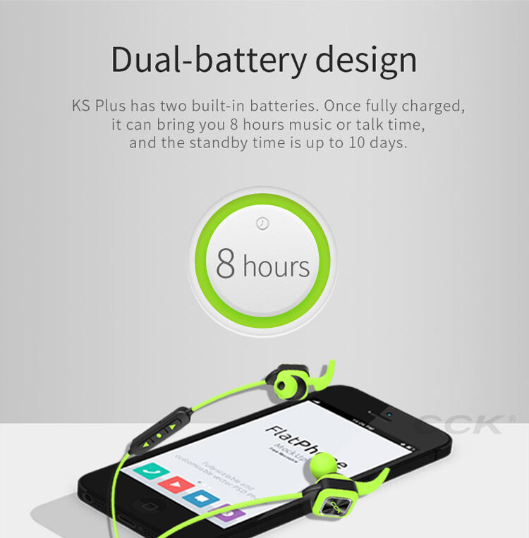 CCK bezdrátová Bluetooth sluchátka pro Apple iPhone - blá