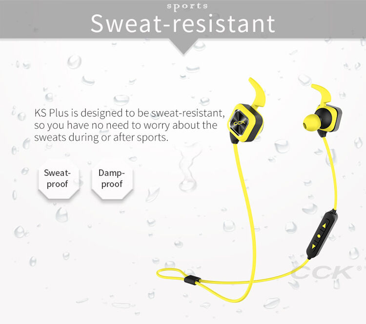 CCK bezdrátová Bluetooth sluchátka pro Apple iPhone - blá