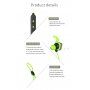CCK bezdrátová Bluetooth sluchátka pro Apple iPhone - blá