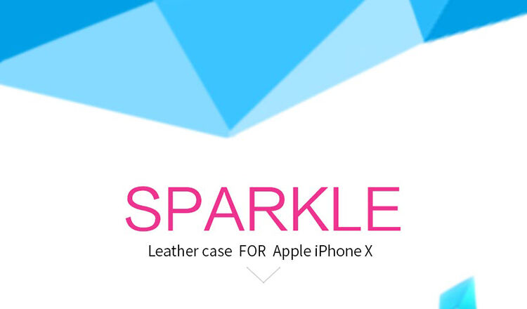 NILLKIN ochranné flip pouzdro pro Apple iPhone XS / iPhone X - zlaté