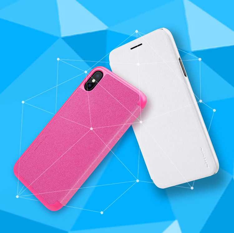 NILLKIN ochranné flip pouzdro pro Apple iPhone XS / iPhone X - černé
