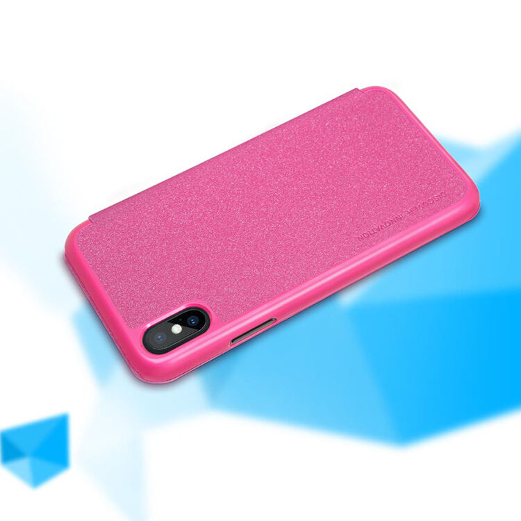 NILLKIN ochranné flip pouzdro pro Apple iPhone XS / iPhone X - černé