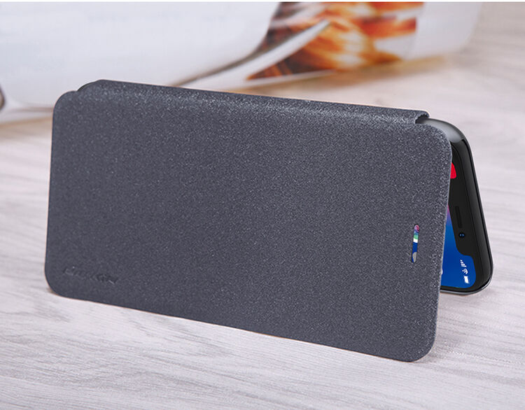 NILLKIN ochranné flip pouzdro pro Apple iPhone XS / iPhone X - černé